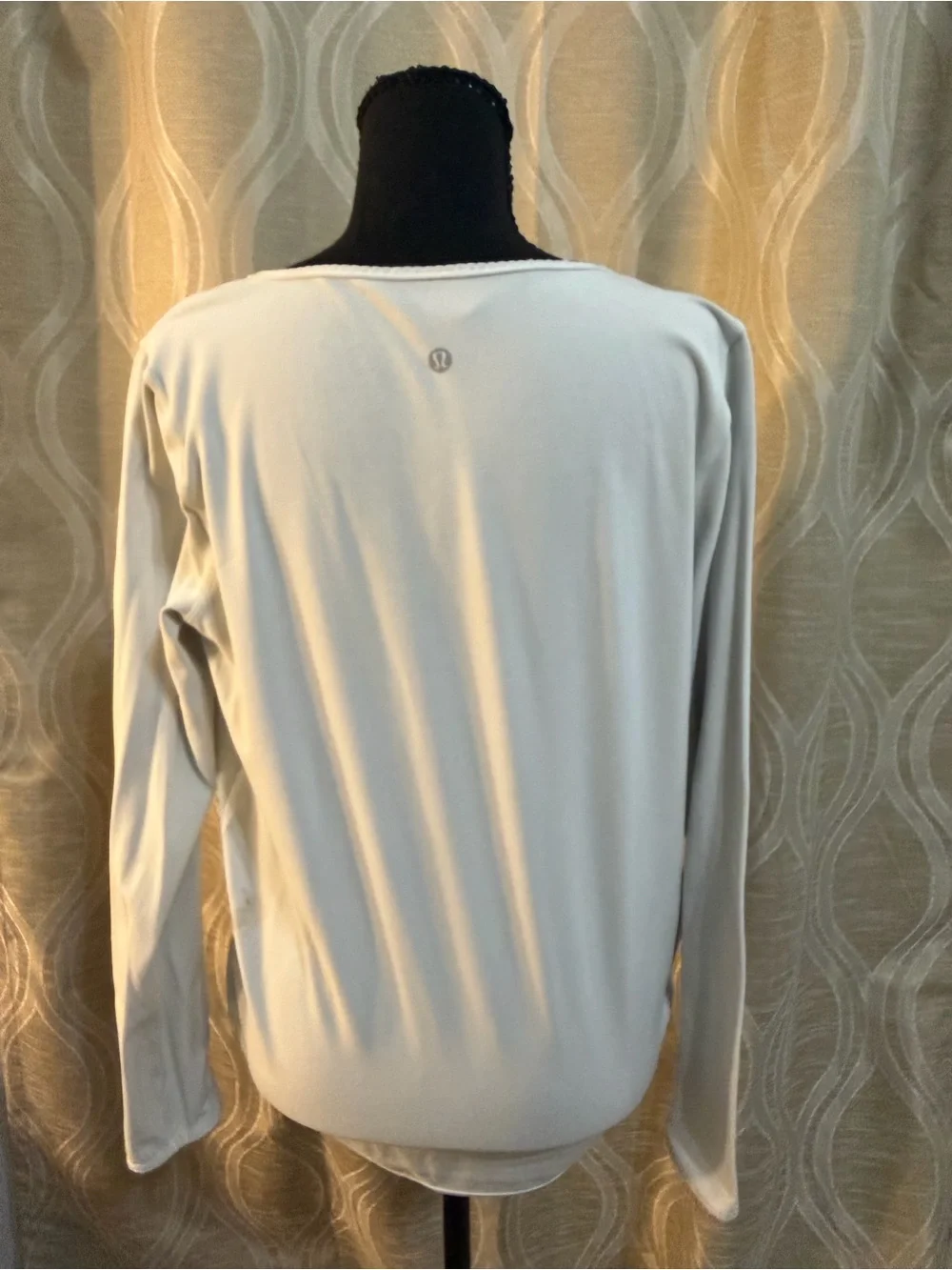 Lululemon Women’s Wrap Front Long-Sleeve Top - Light Gray